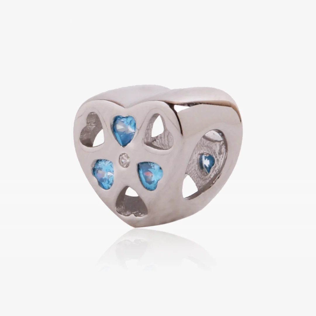 Abalorio corazón piedras - Image 2