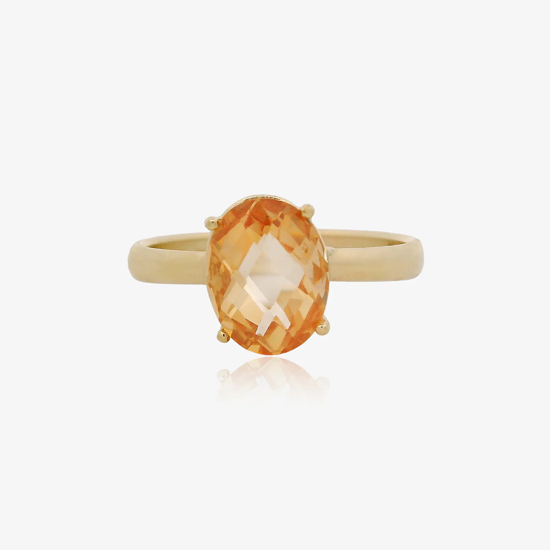 Anillo Ambar Oval