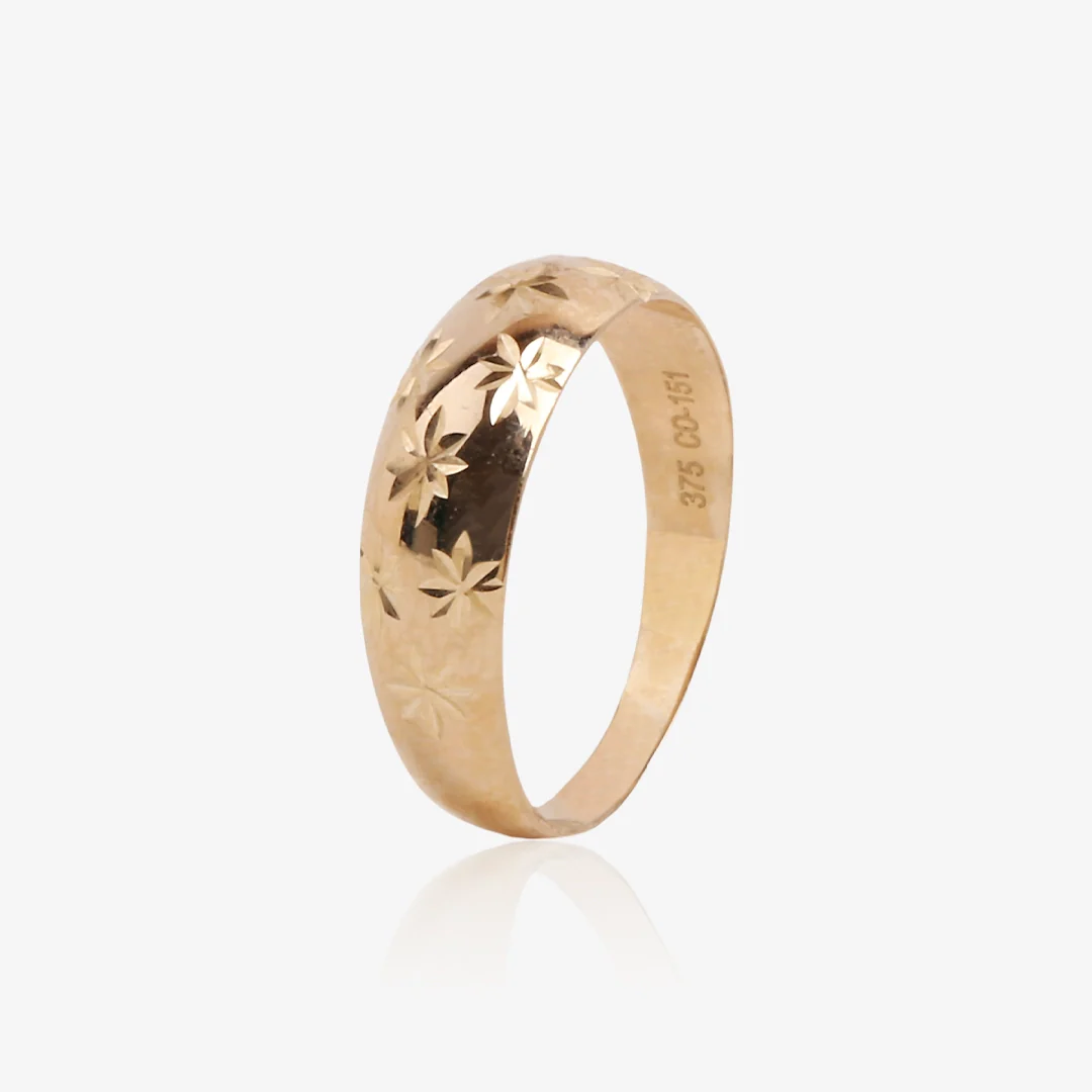 Anillo ancho lapidado - Image 3