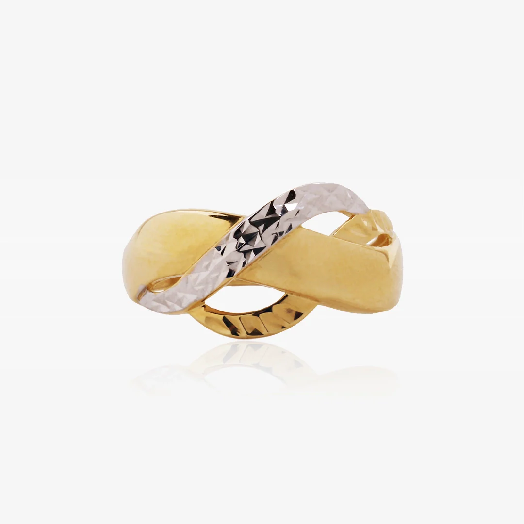 Anillo Bicolor Calado