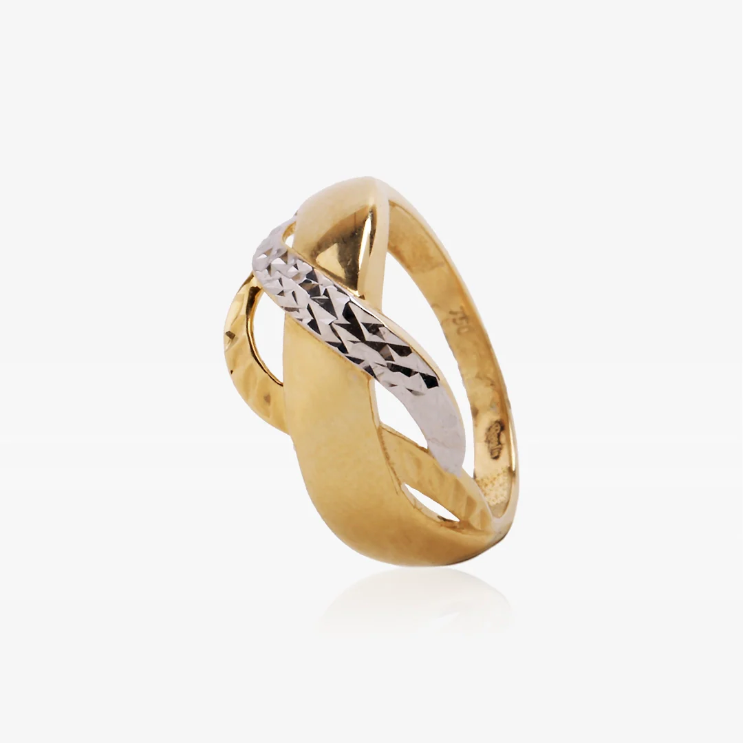 Anillo Bicolor Calado - Image 2