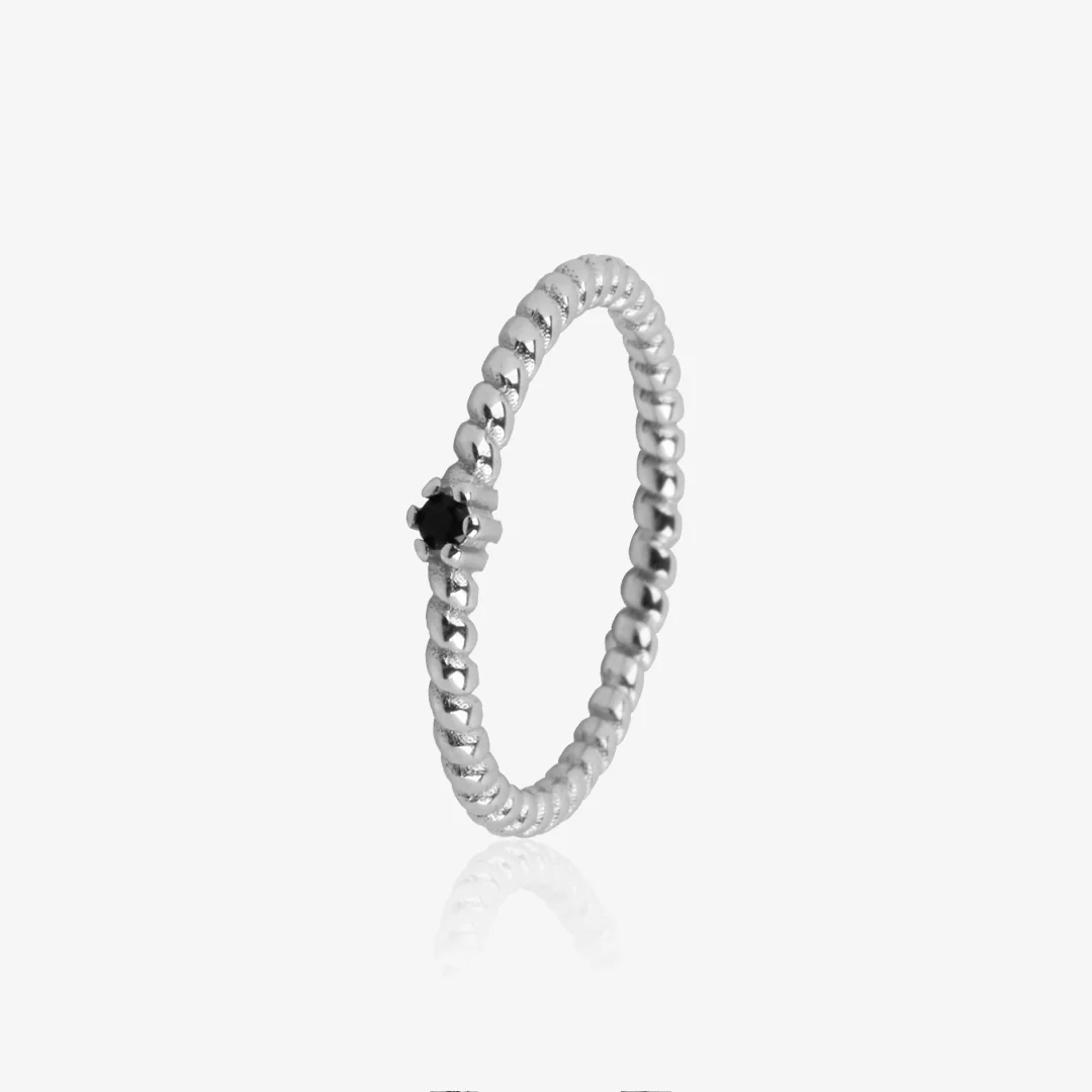Anillo bolas circo negra - Image 2