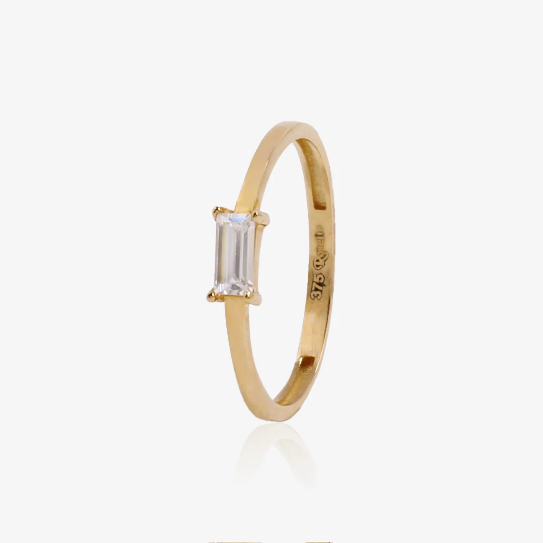 Anillo  Circonita Rectangular - Image 7