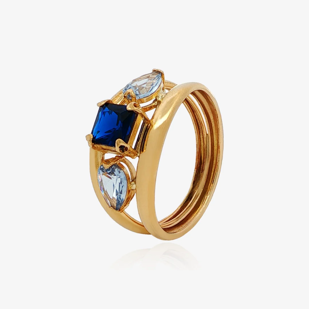 Anillo color Doble Hilo - Image 2