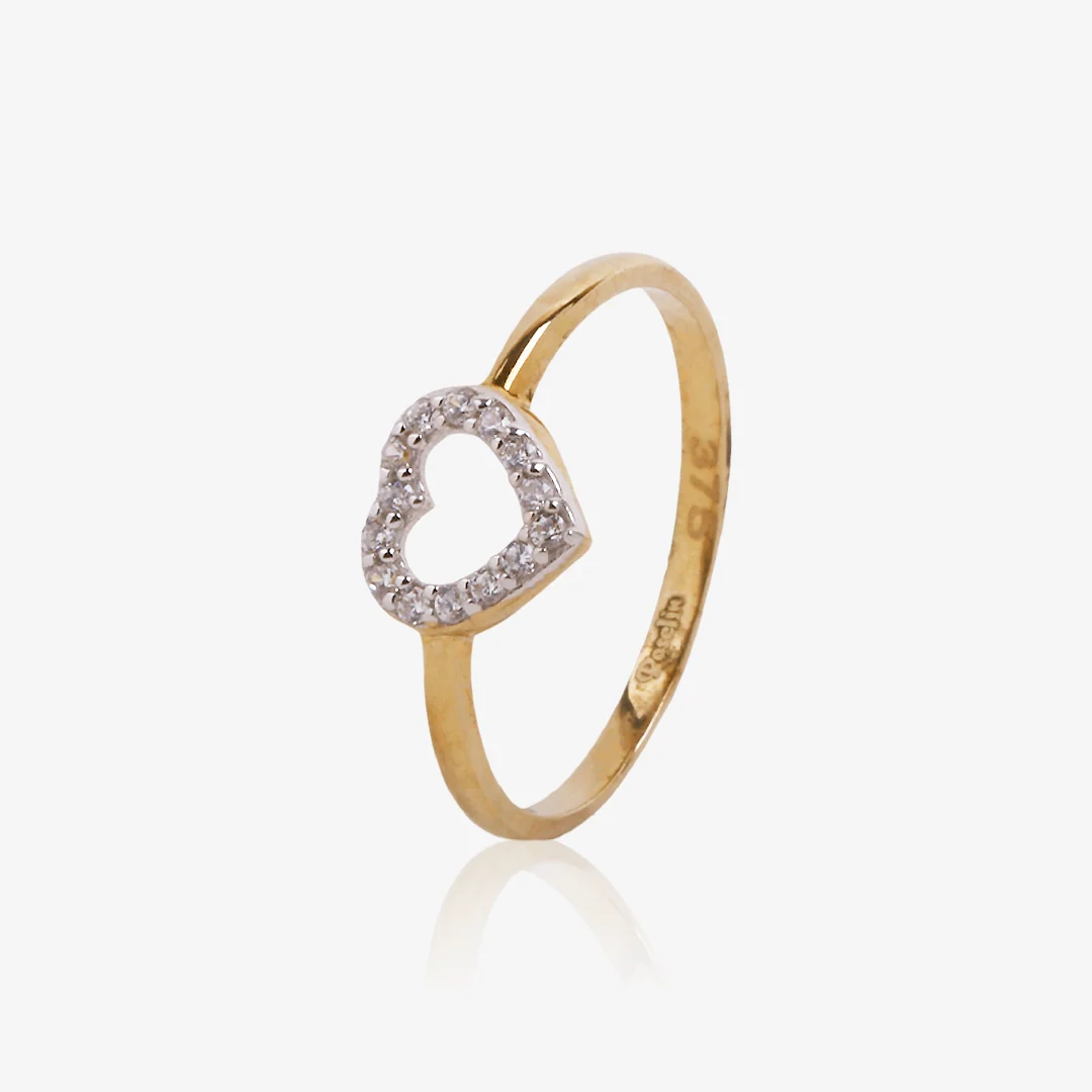 Anillo Corazon circonitas - Image 2