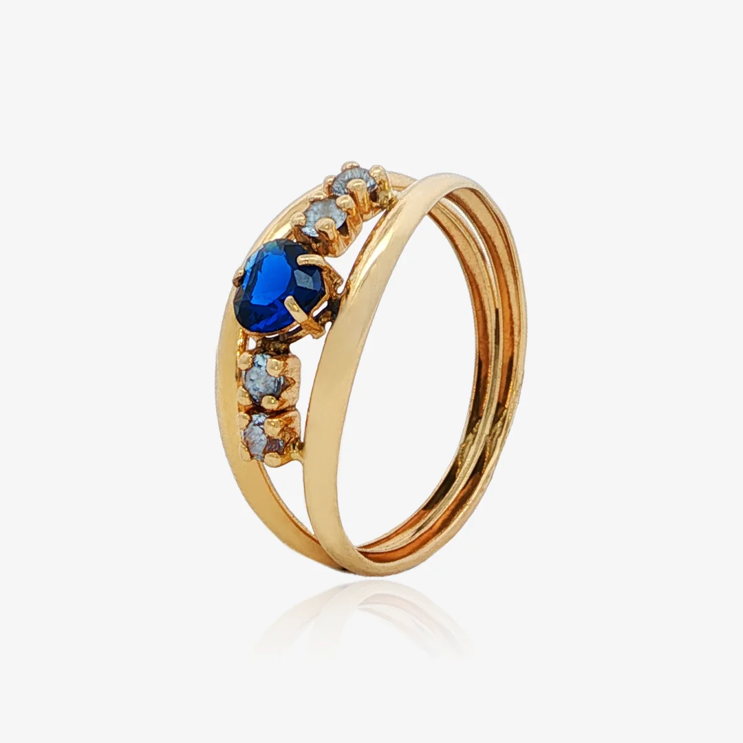 Anillo Corazón Doble Hilo - Image 6