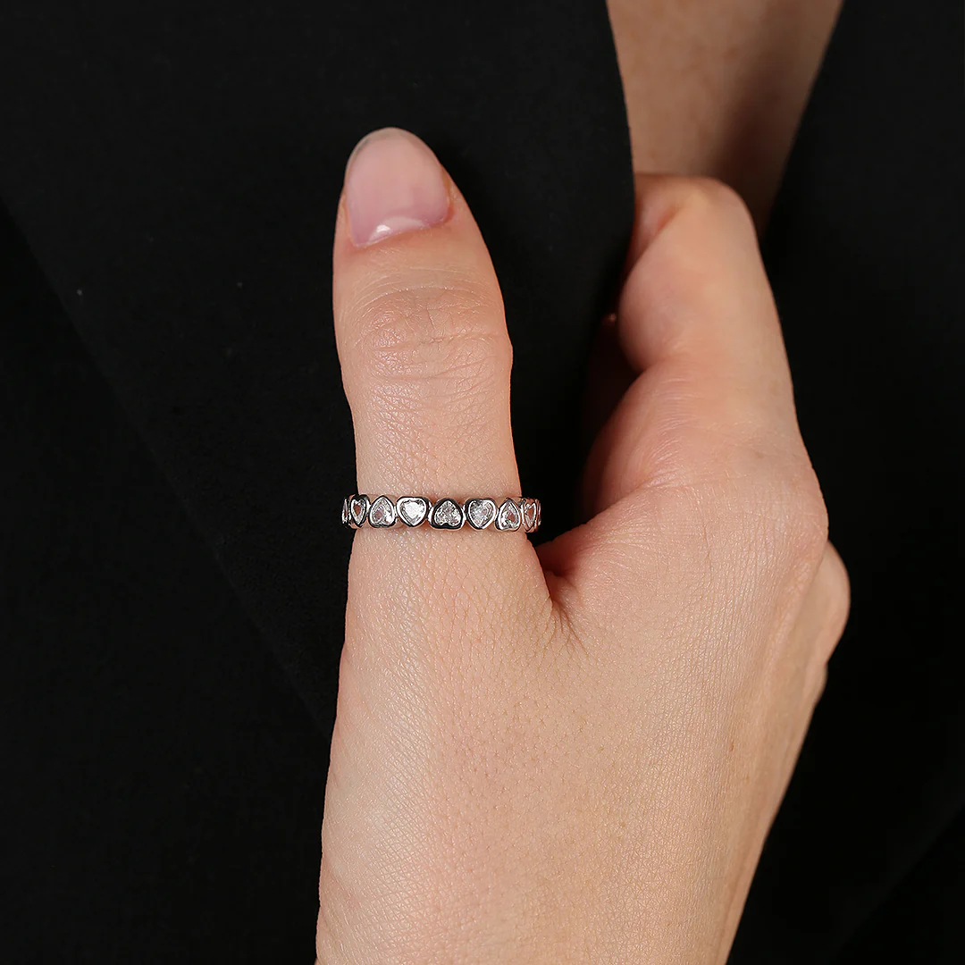 Anillo Corazones circonitas - Image 2