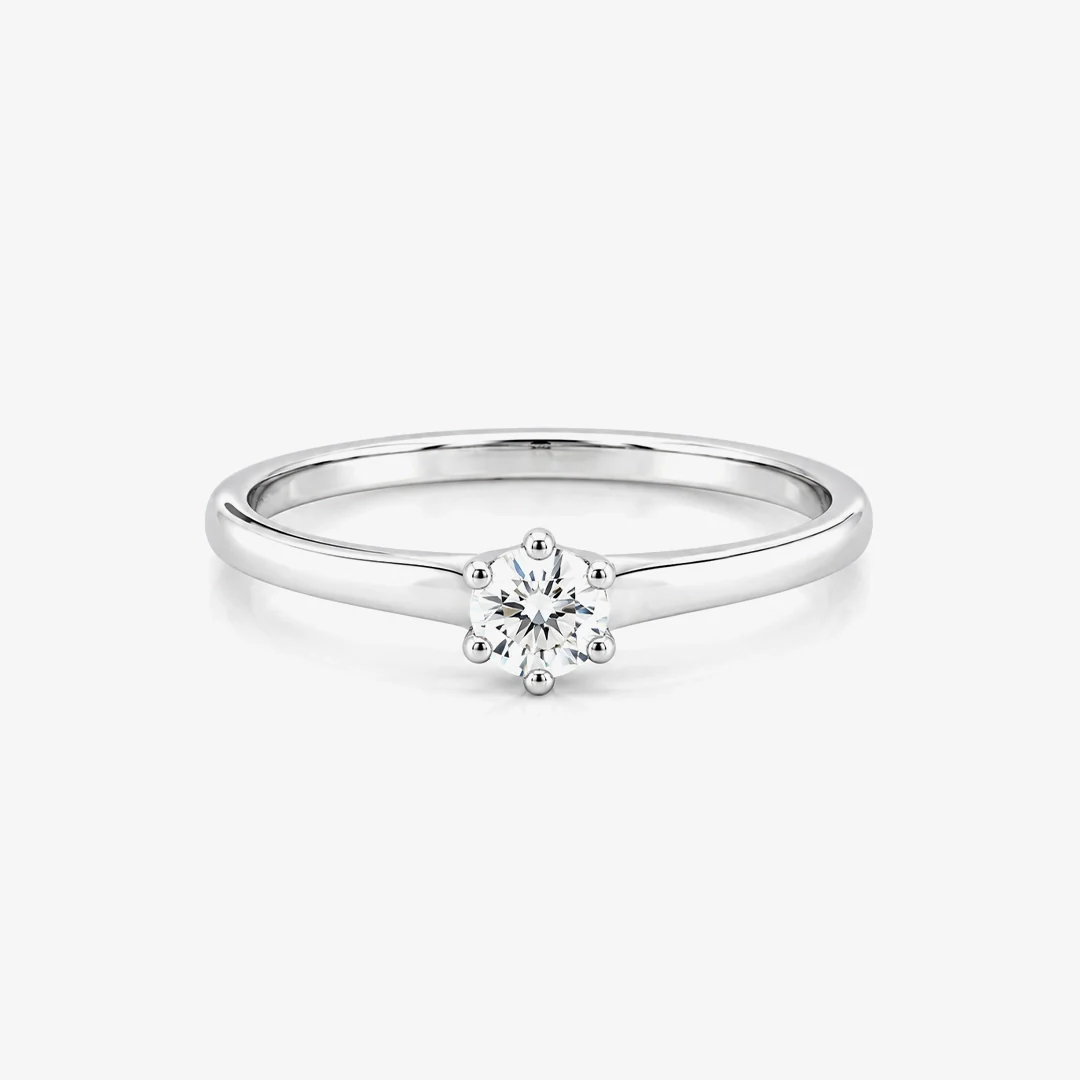 Anillo Diamante 6 Garras