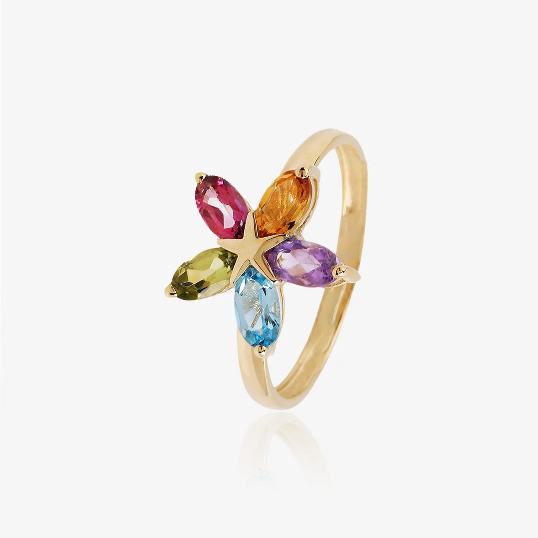 Anillo Flor Multicolor - Image 3