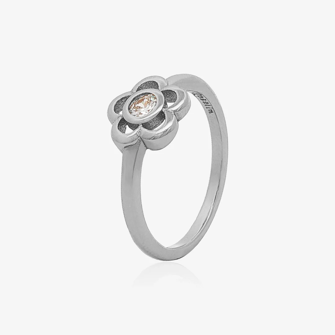 Anillo Flor piedra - Image 3