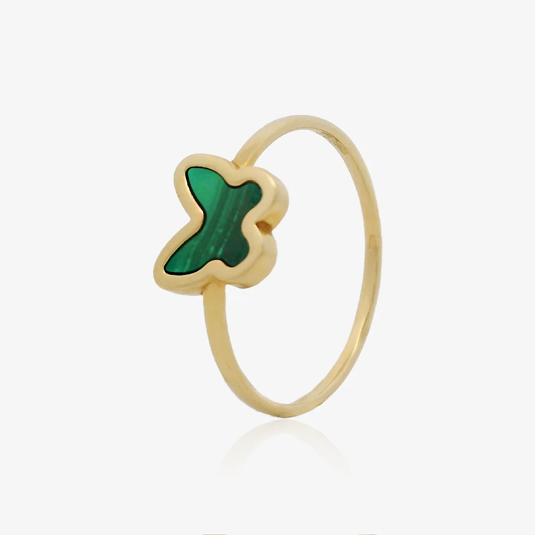 Anillo Malaquita Mariposa - Image 3