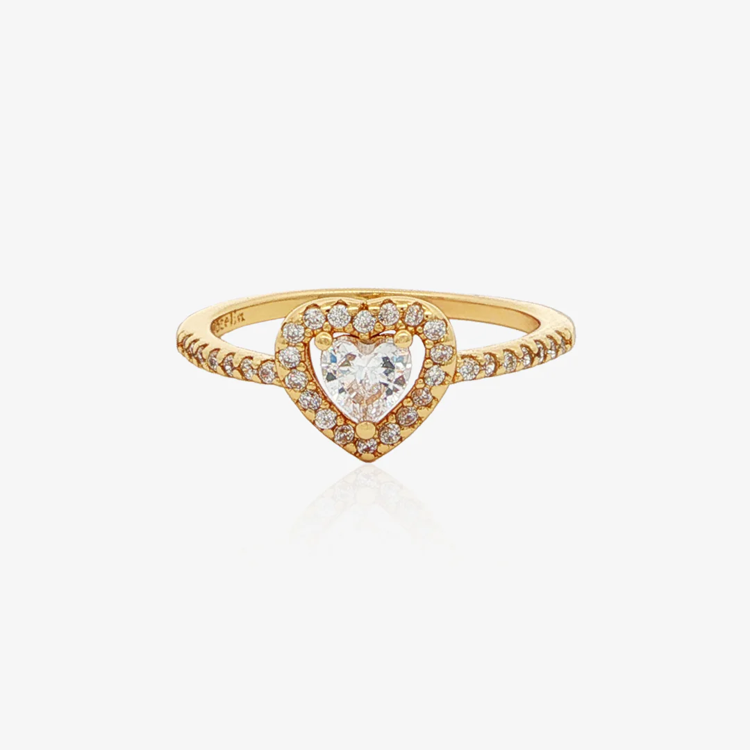 Anillo Piedras Corazón