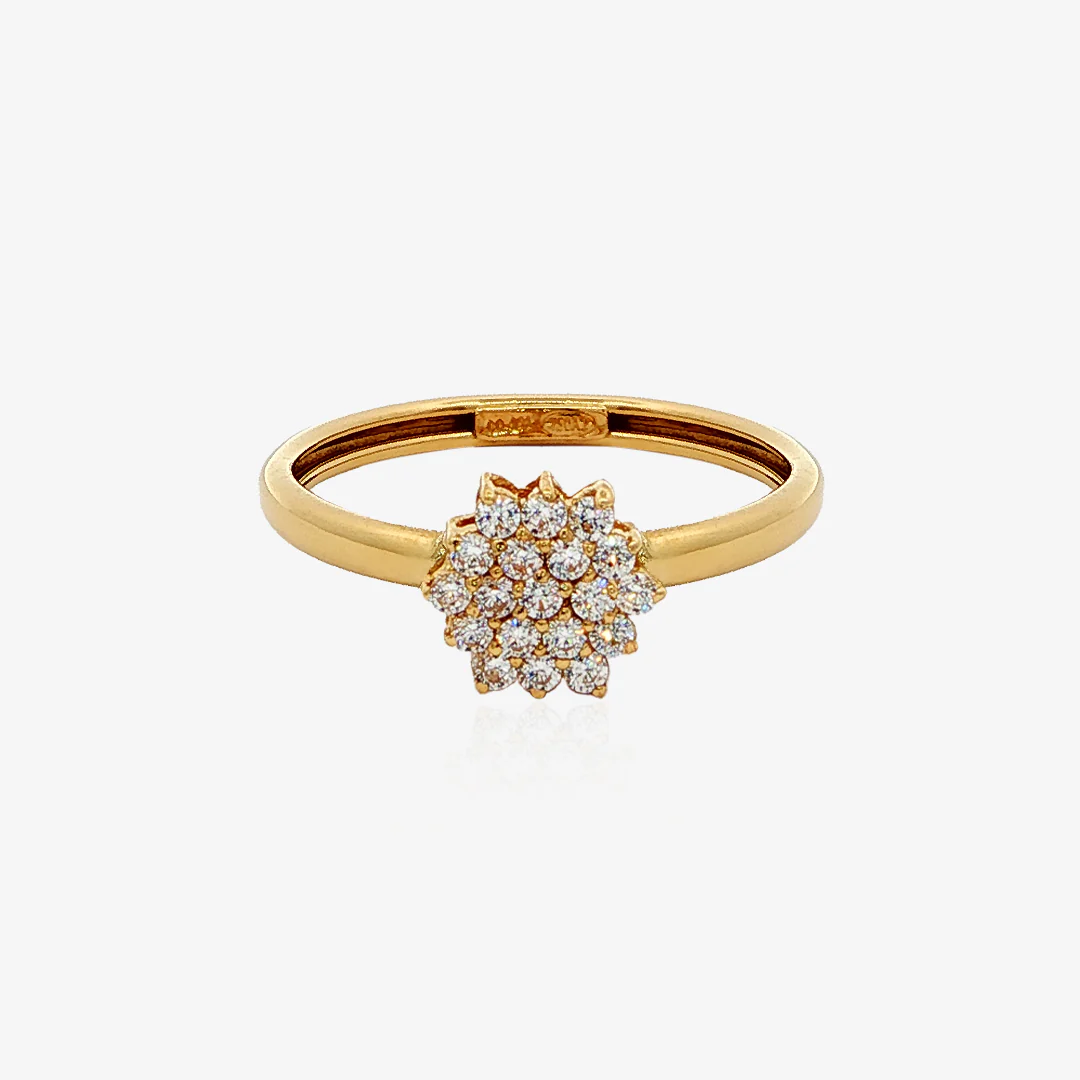 Anillo Piedras Hexagonal