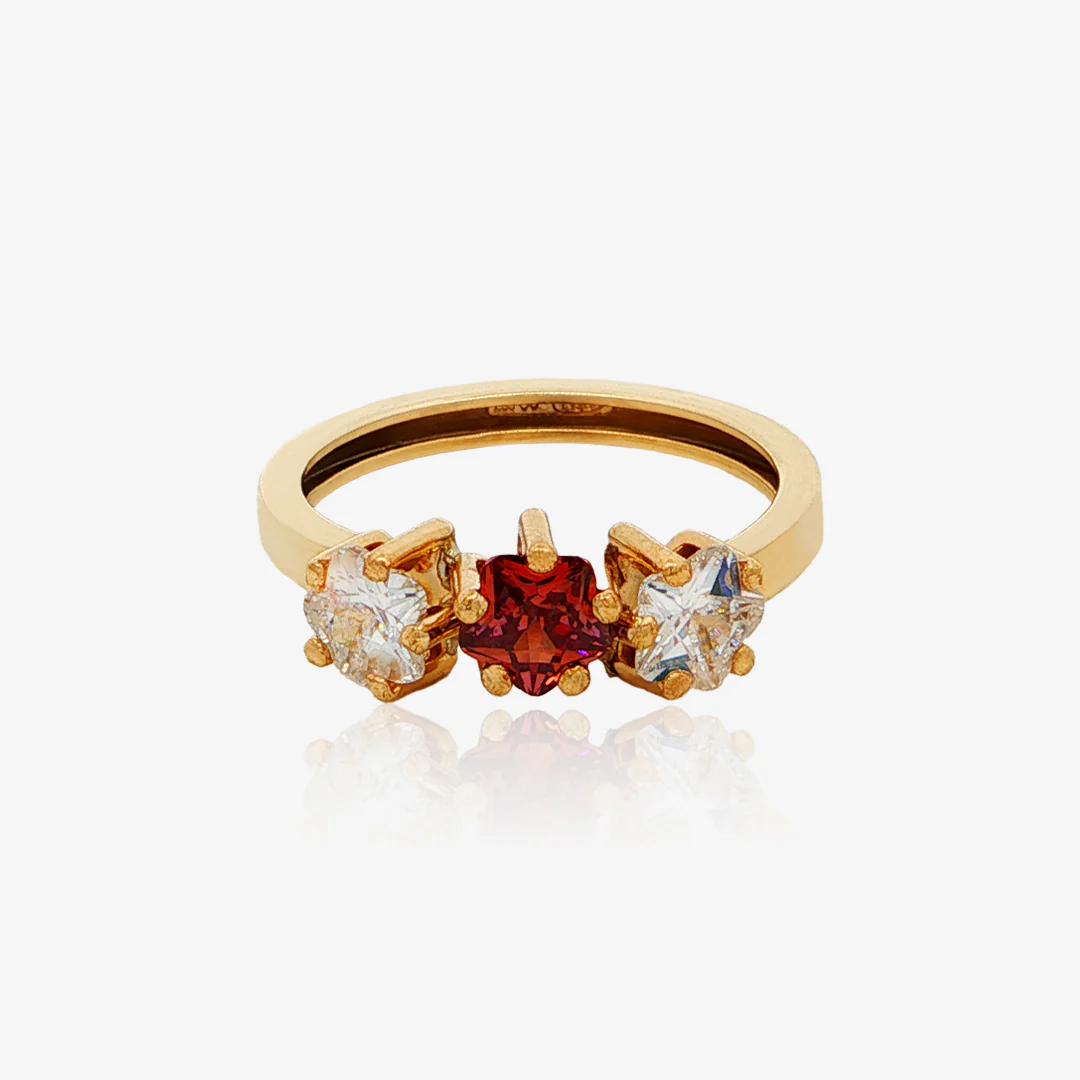 Anillo Tresillo Color
