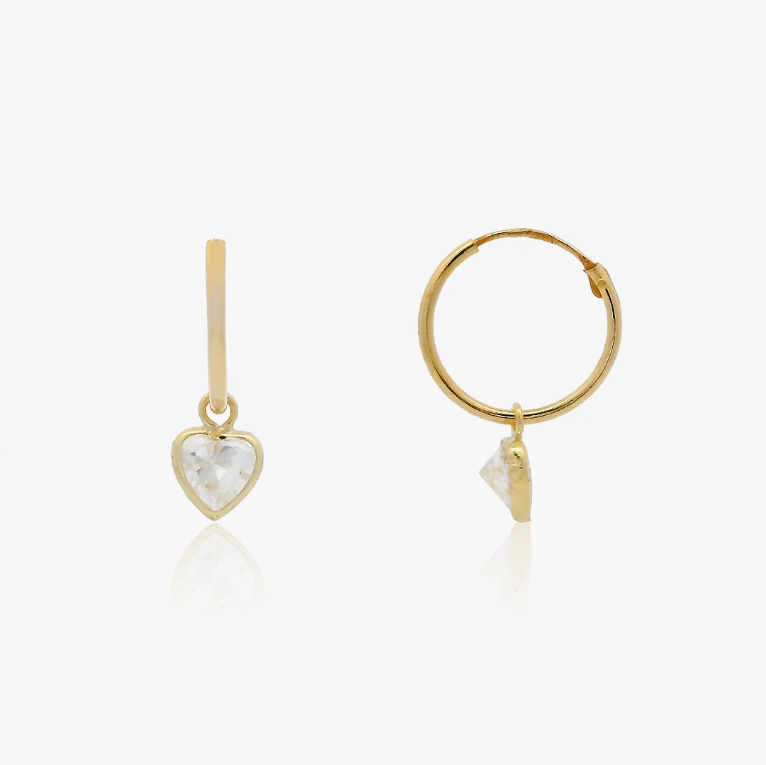 Aros Corazon Bocelado - Image 2