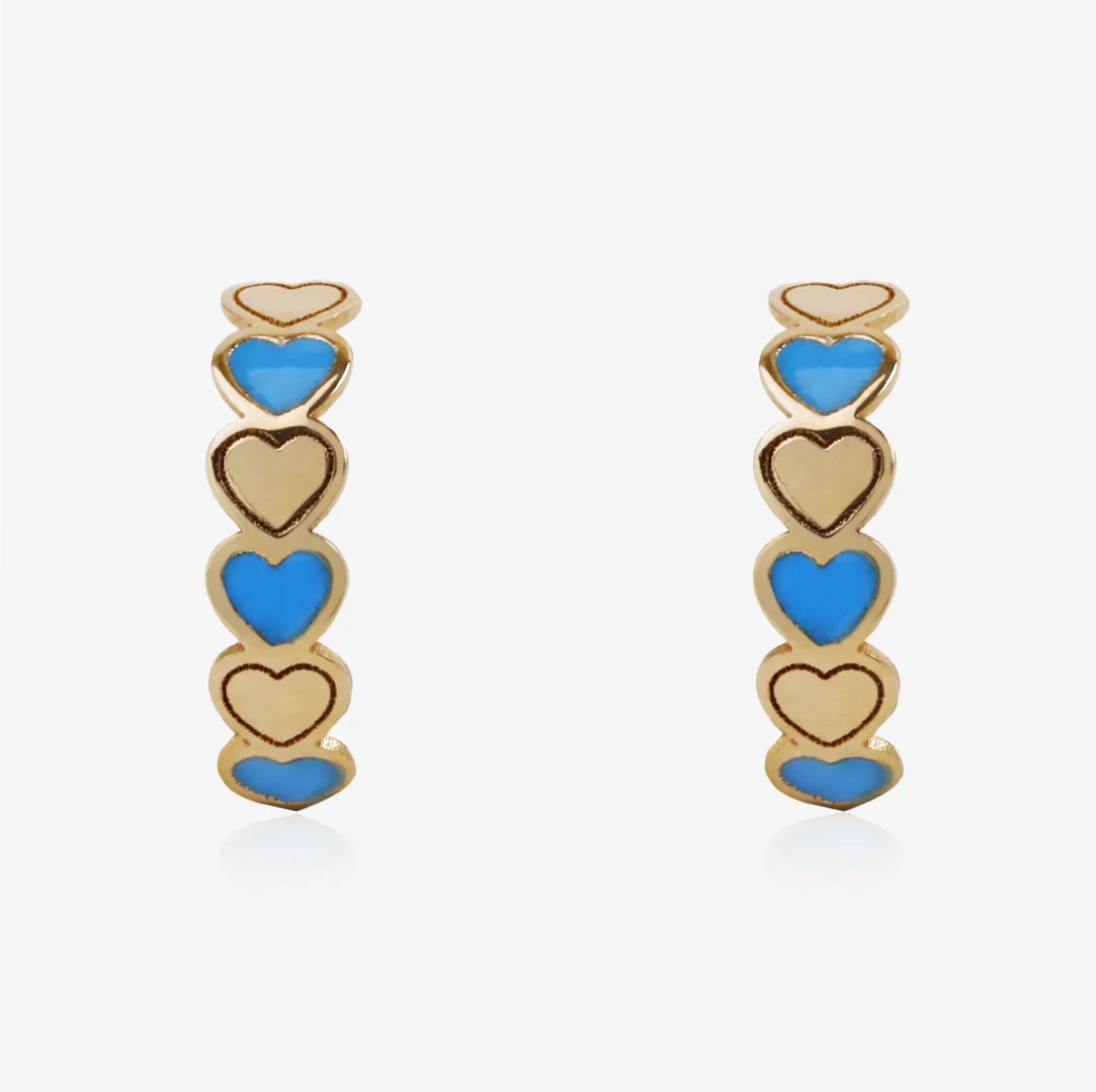 Aros Corazones esmalte - Image 2