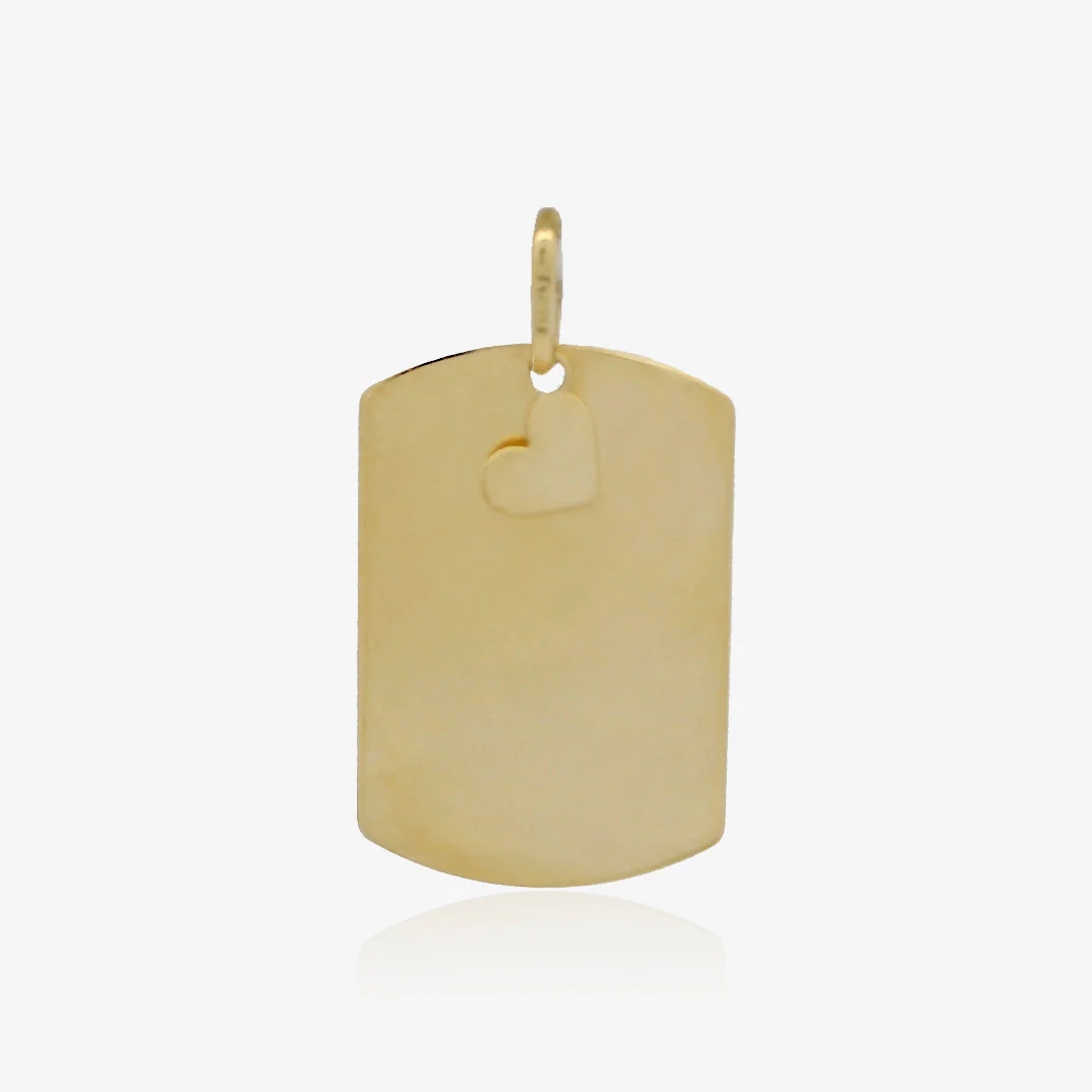 Colgante Rectangular Corazón