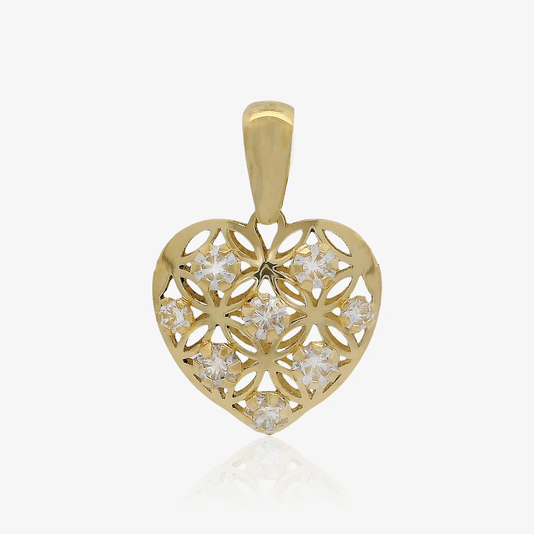 Colgante Corazón Circonitas