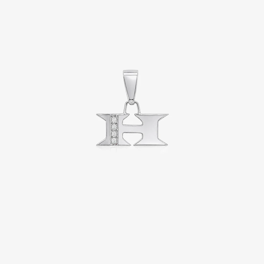 Colgante inicial diamantes - Image 11