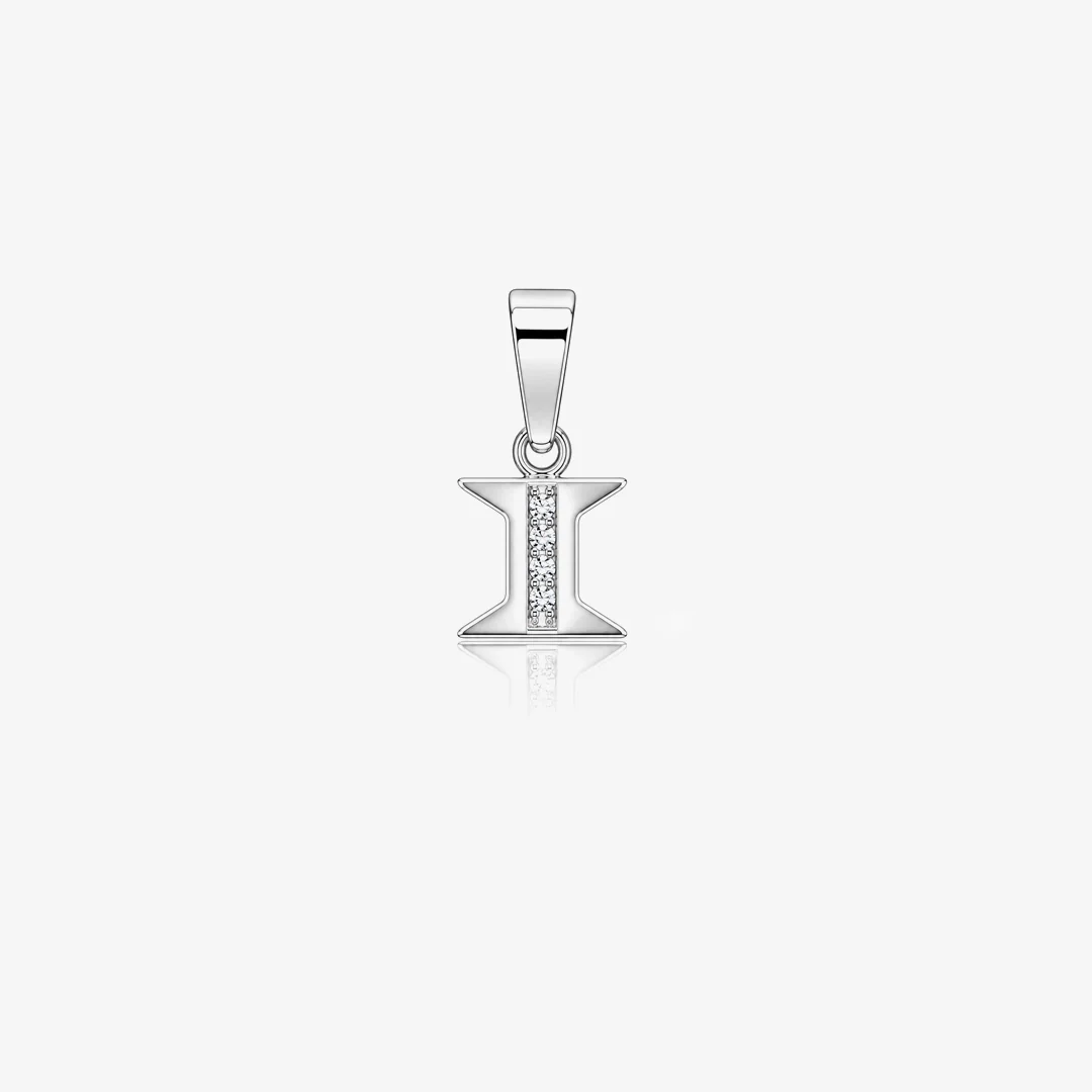 Colgante inicial diamantes - Image 12