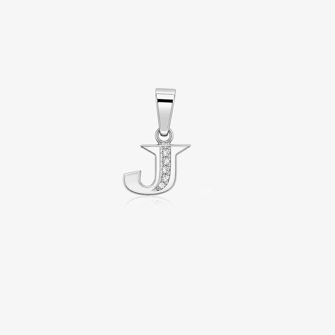 Colgante inicial diamantes - Image 13