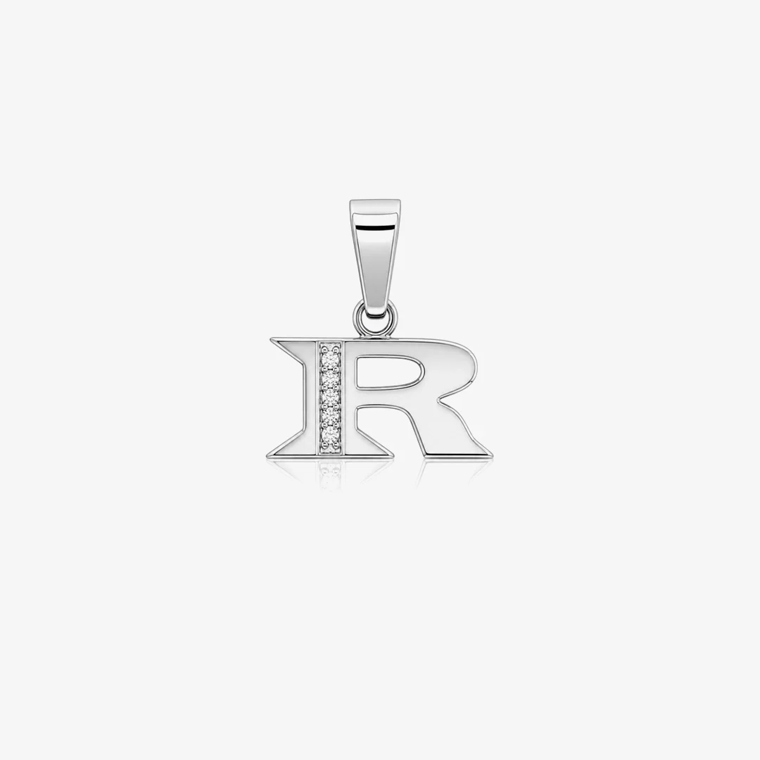 Colgante inicial diamantes - Image 17