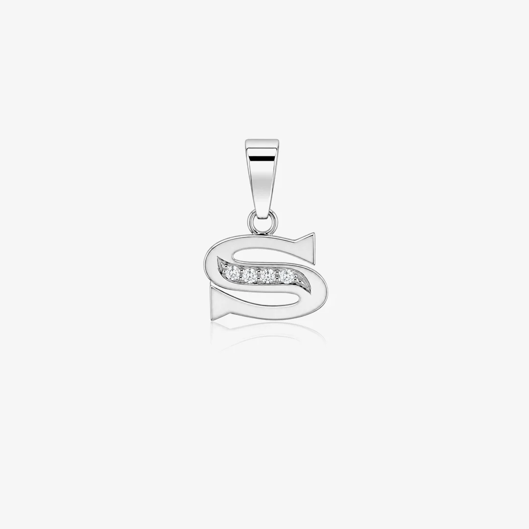 Colgante inicial diamantes - Image 18