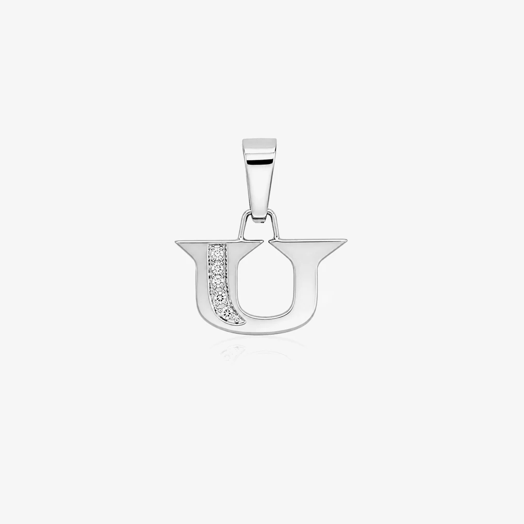 Colgante inicial diamantes - Image 2