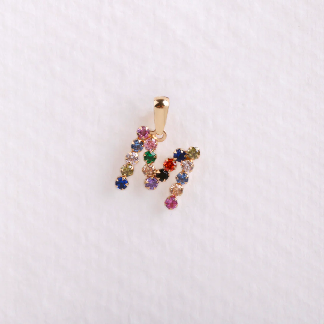 Colgante inicial multicolor - Image 10