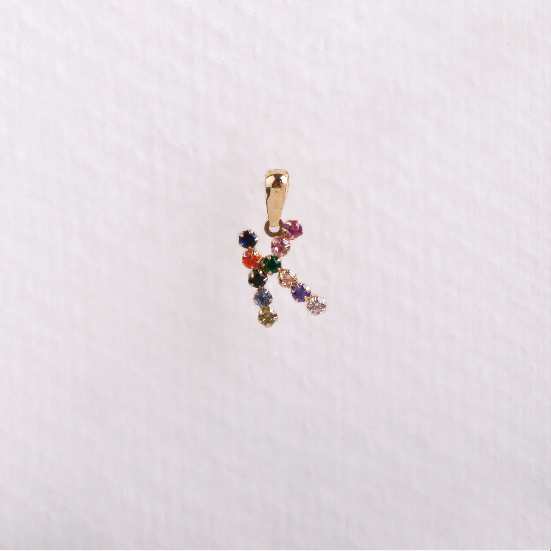Colgante inicial multicolor - Image 12