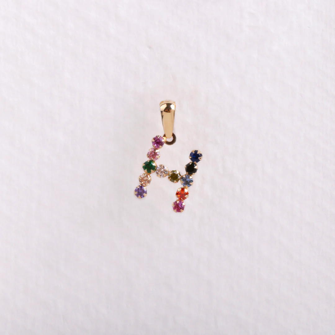 Colgante inicial multicolor - Image 15