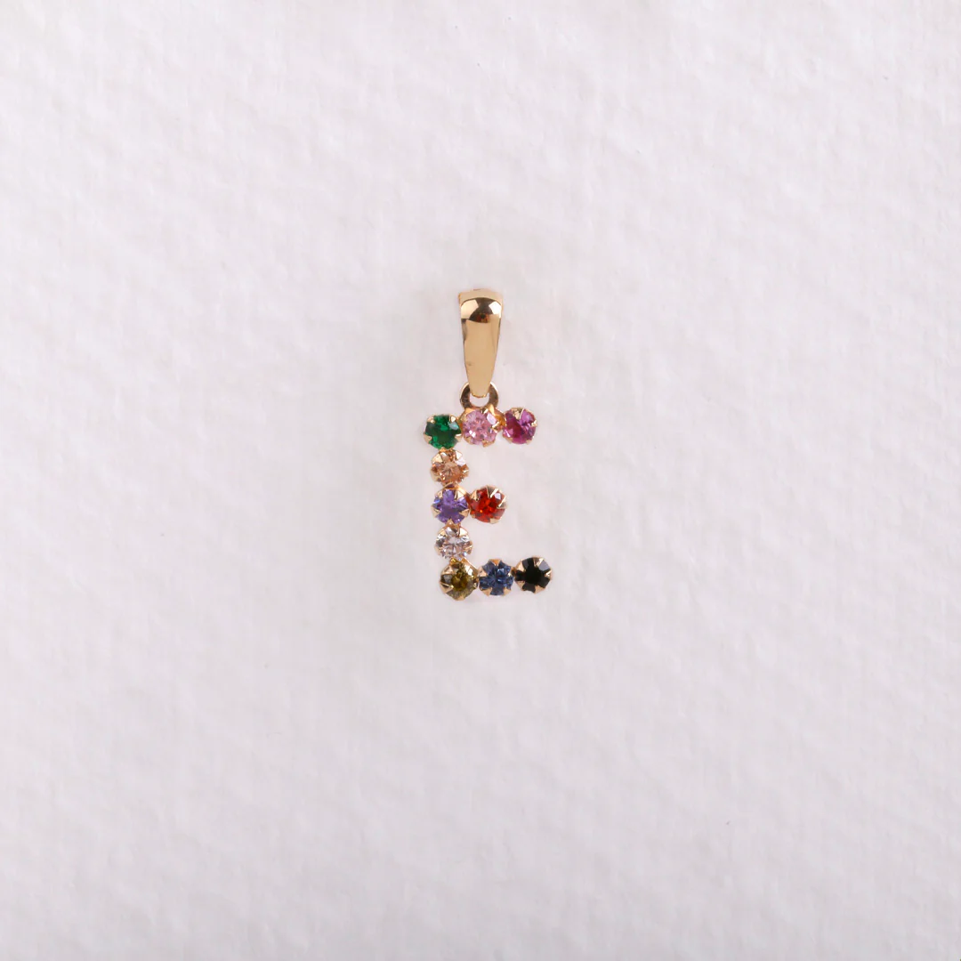 Colgante inicial multicolor - Image 18