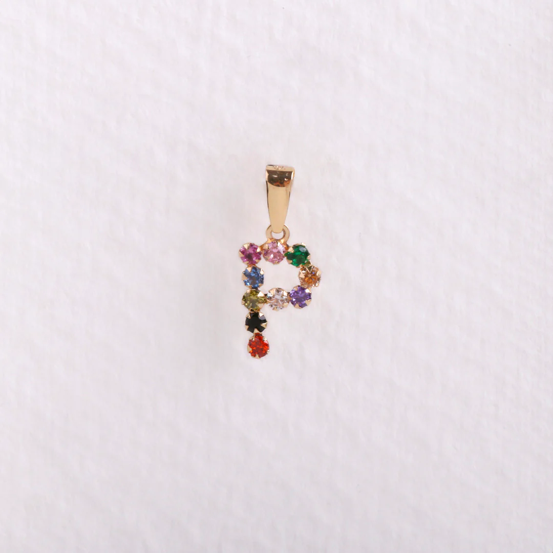 Colgante inicial multicolor - Image 7