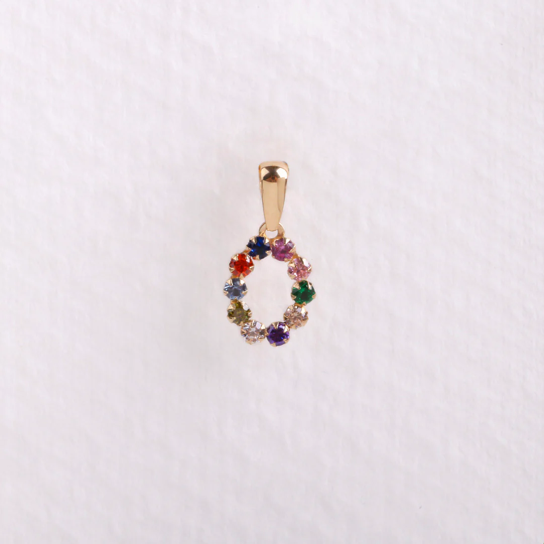 Colgante inicial multicolor - Image 8