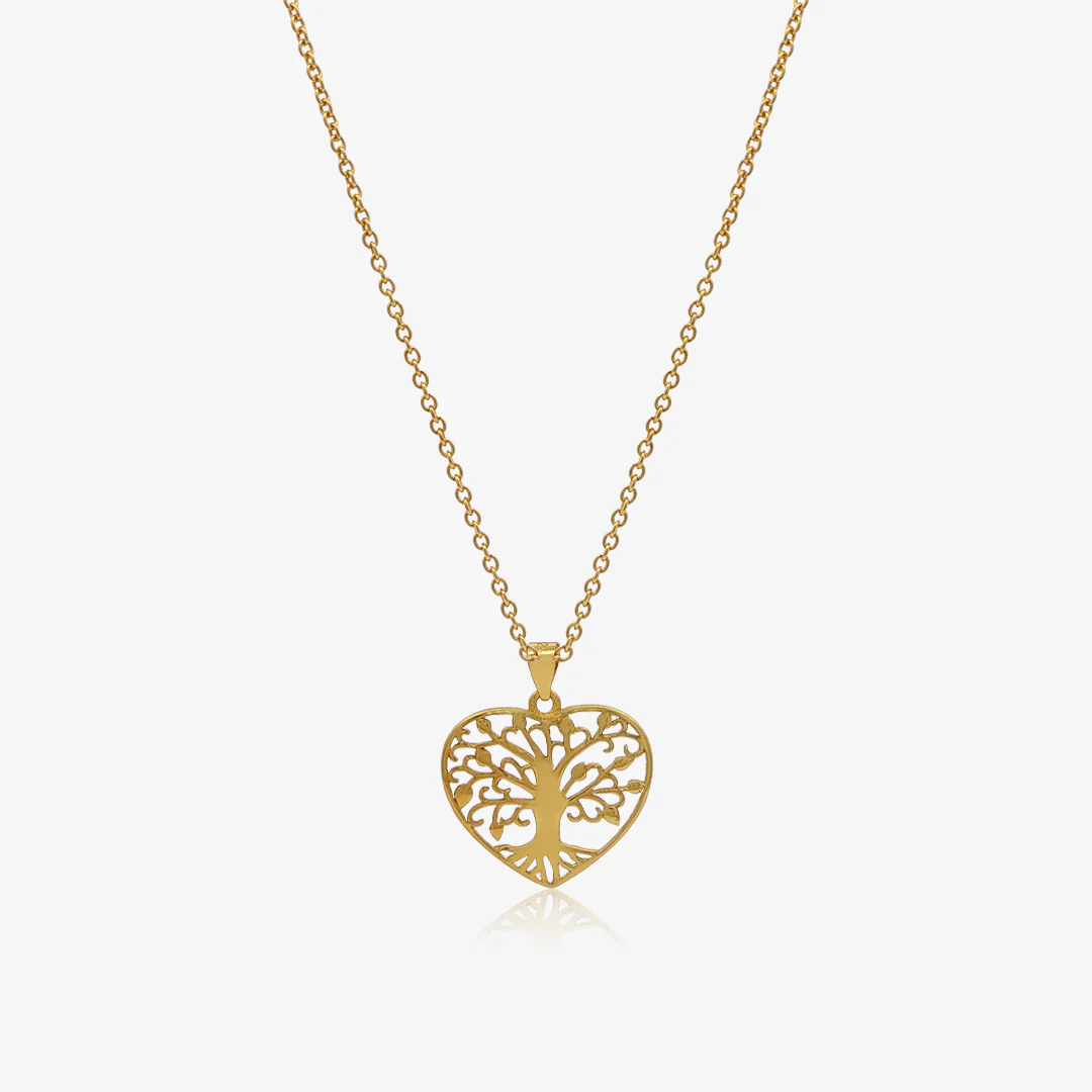 Collar Corazón Arbol De La Vida