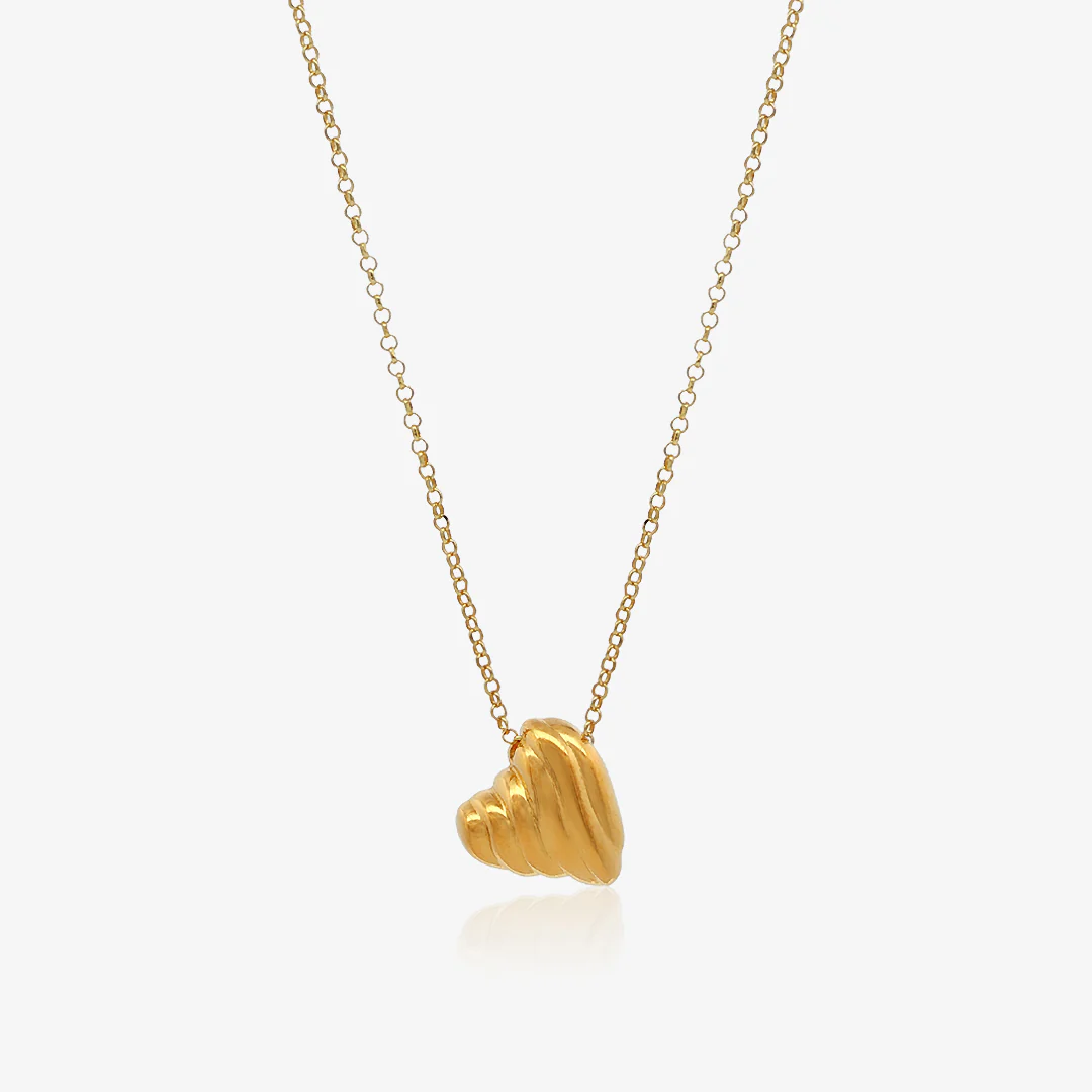 Collar Corazón Gallonado