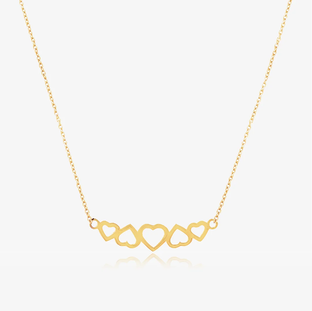 Collar corazones