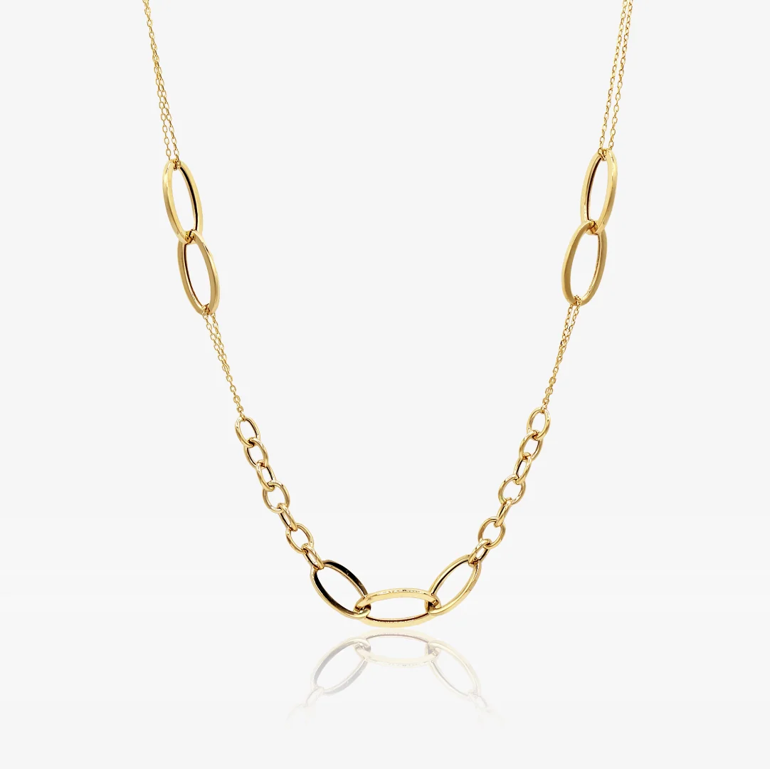 Collar eslabones Combinados