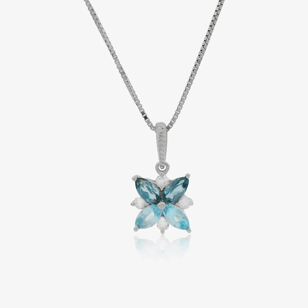 Collar flor Topacio - Image 2