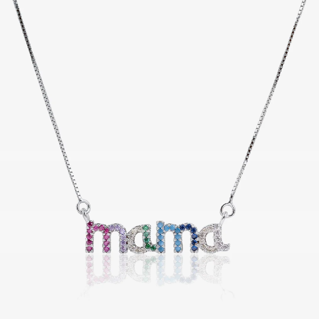 Collar Multicolor mama