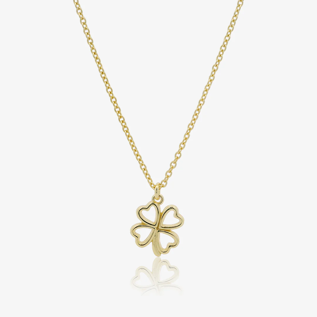 Collar Trebol Corazones
