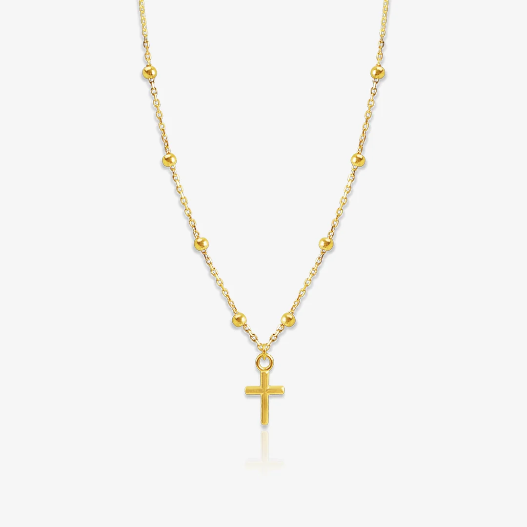 Collar Bolas Cruz