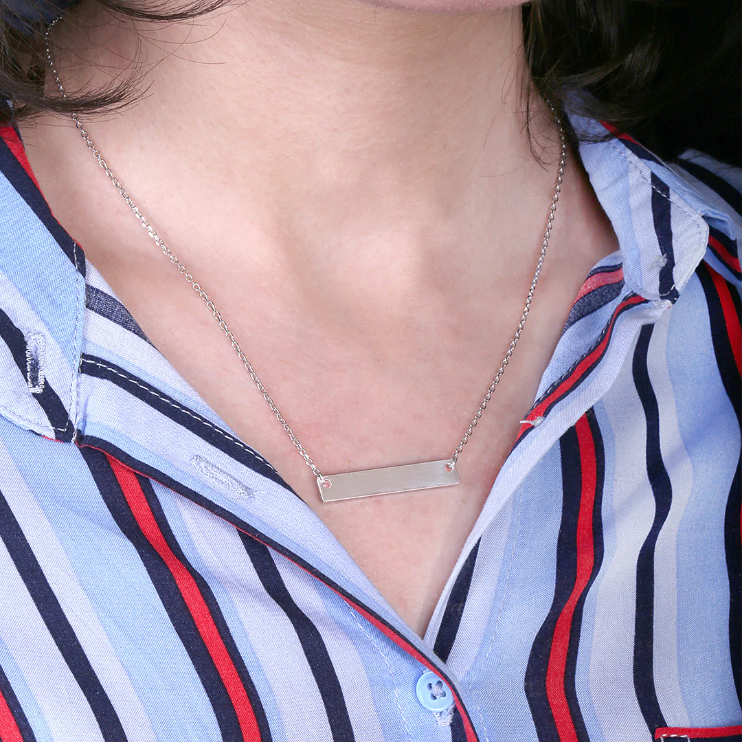Collar placa rectangular - Image 2