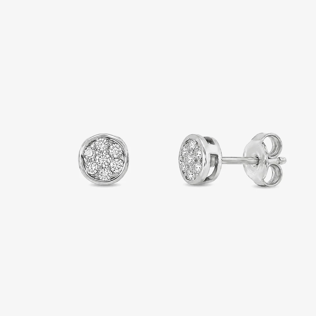 Pendientes Diamante Redondos - Image 3