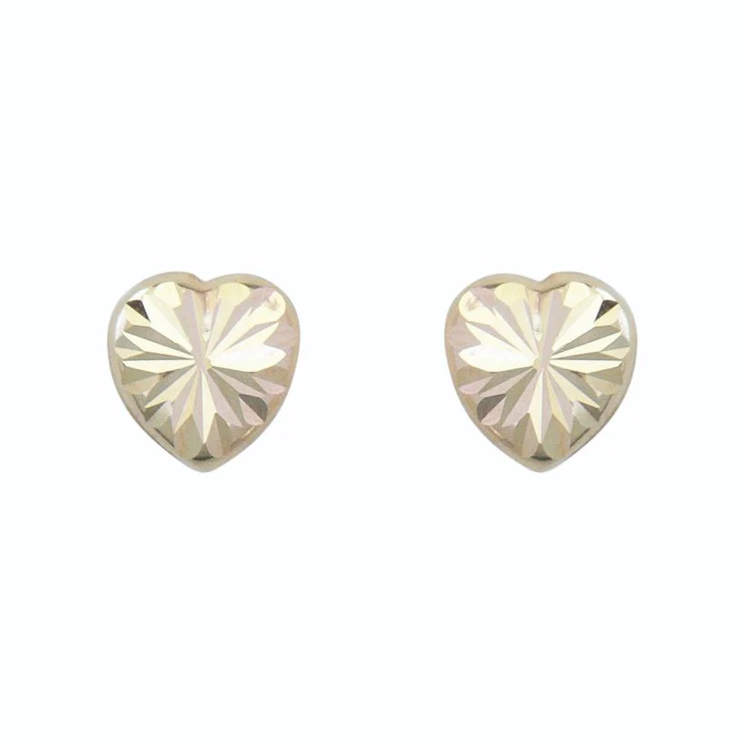 Pendientes Corazón Lapidados