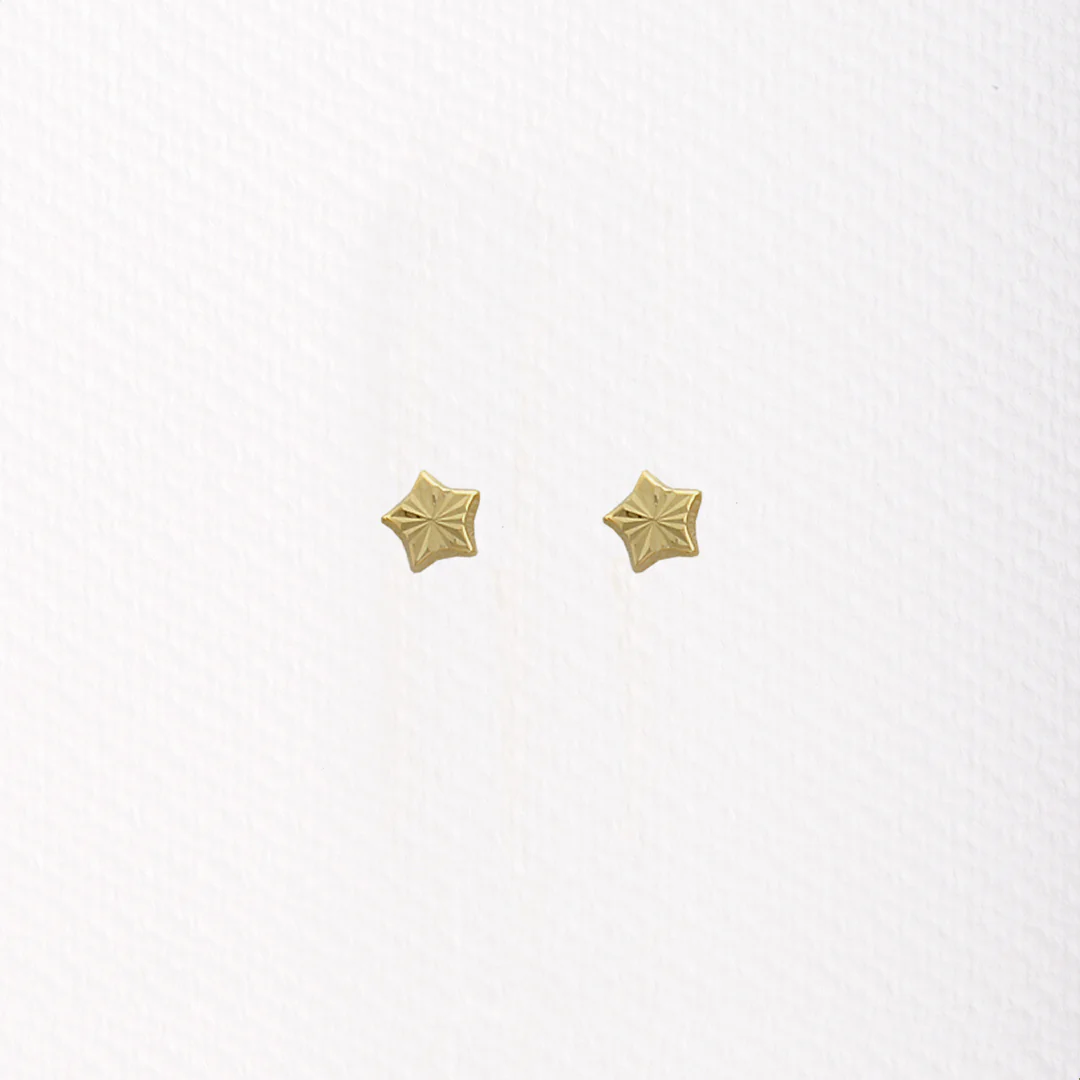 Pendientes Estrellas Tallados