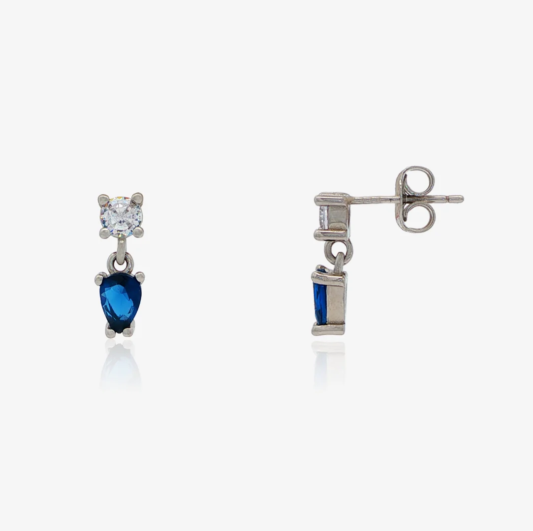 Pedientes Lágrima azul - Image 2