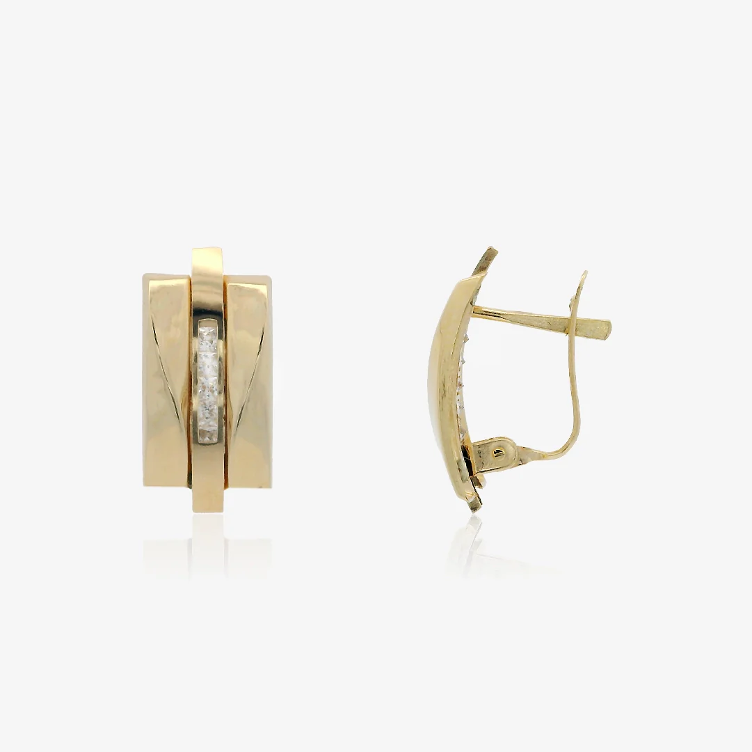 Pendientes Ballestilla Bandas - Image 2