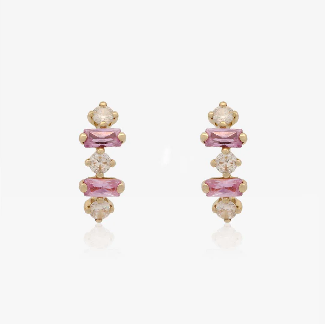 Pendientes Ballestilla Circonitas