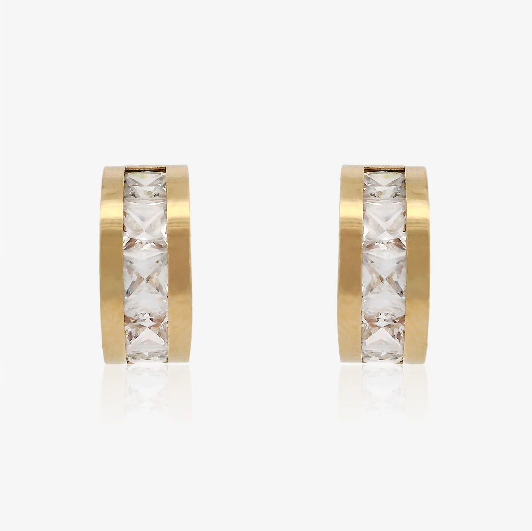 Pendientes Ballestilla circonitas